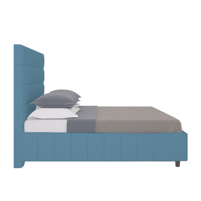 Кровать Shining Modern с обивкой цвета Морской волны 200х200  - купить Кровати для спальни по цене 102000.0
