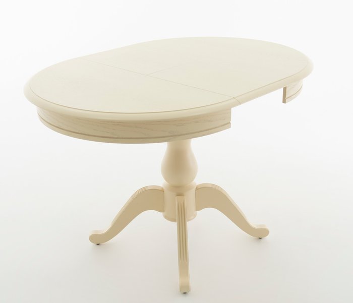 Обеденный стол раскладной Фабрицио бежевого цвета - купить Обеденные столы по цене 26990.0