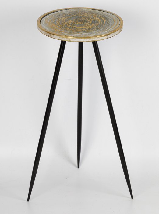Кофейный столик черно-золотого цвета - купить Кофейные столики по цене 4780.0
