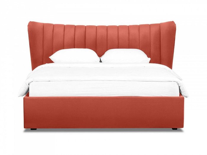 Кровать Queen Agata Lux коричневого цвета 160х200 - купить Кровати для спальни по цене 94050.0