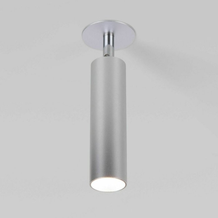 Встраиваемый светодиодный светильник Diffe 1 серебряного цвета - купить Встраиваемые споты по цене 1020.0