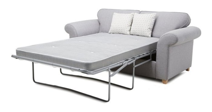 Трехместный раскладной диван Angelic серый - лучшие Прямые диваны в INMYROOM