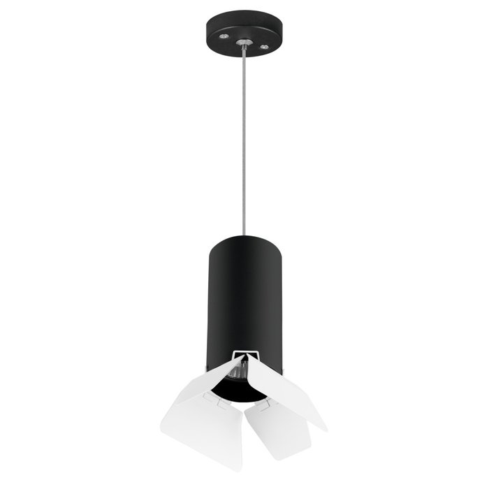 Подвесной светильник Rullo черно-белого цвета - купить Подвесные светильники по цене 2712.0