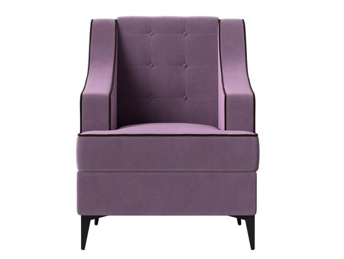 Кресло Марк сиреневого цвета - купить Интерьерные кресла по цене 25999.0