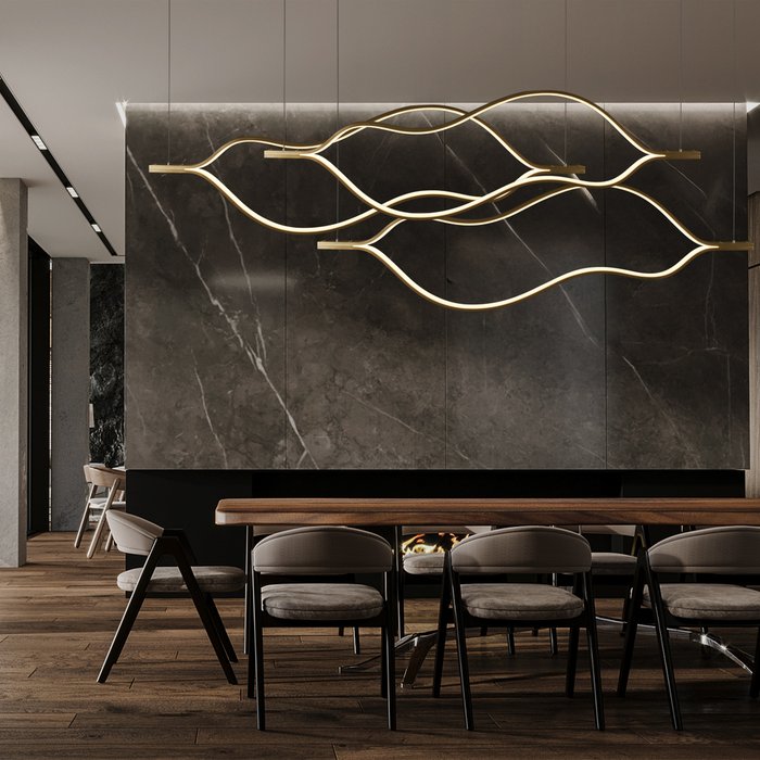 Подвесной светильник Tape Light 10403/1000 AB (силикон, цвет белый) - лучшие Подвесные светильники в INMYROOM