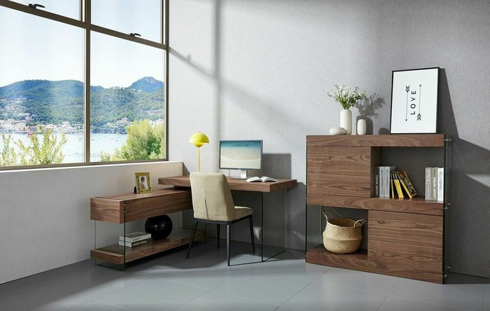 Стол письменный Orion коричневого цвета - купить Письменные столы по цене 137550.0