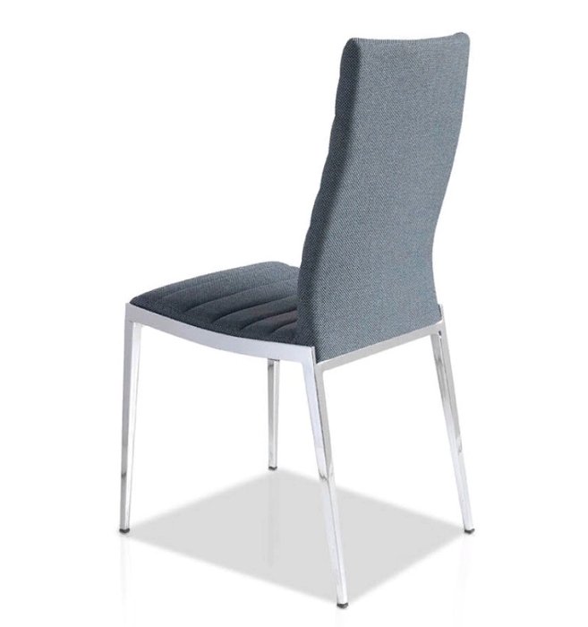 Стул в обивке из ткани серого цвета - купить Обеденные стулья по цене 24990.0