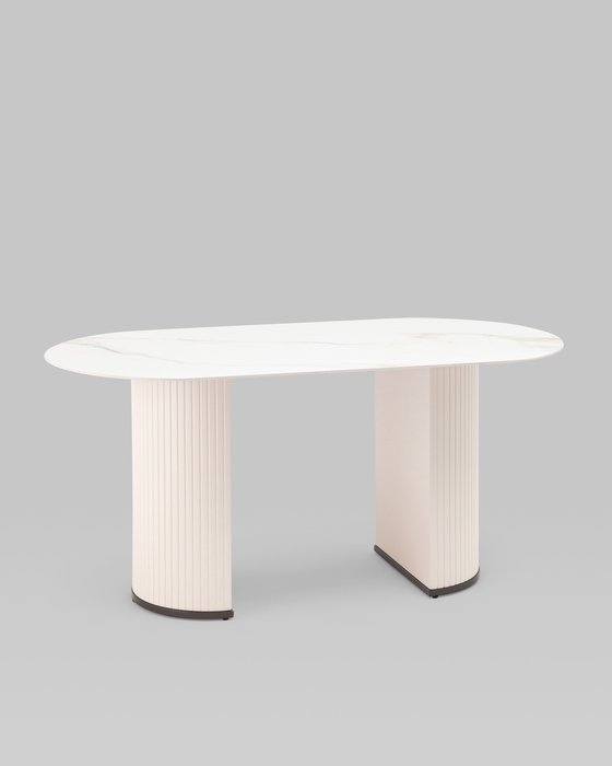 Стол обеденный Opera М белого цвета - купить Обеденные столы по цене 55990.0