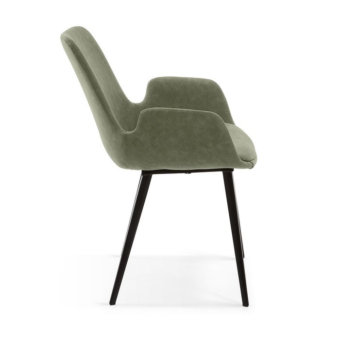 Стул Hermann из микрофибры зеленого цвета - купить Обеденные стулья по цене 26990.0