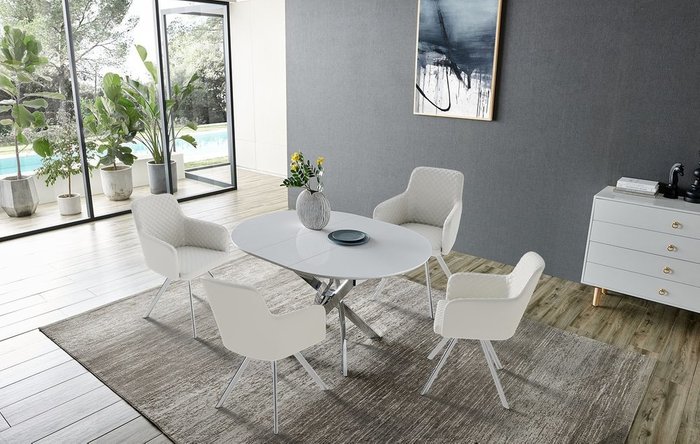 Стул Tori белого цвета - купить Обеденные стулья по цене 6288.0