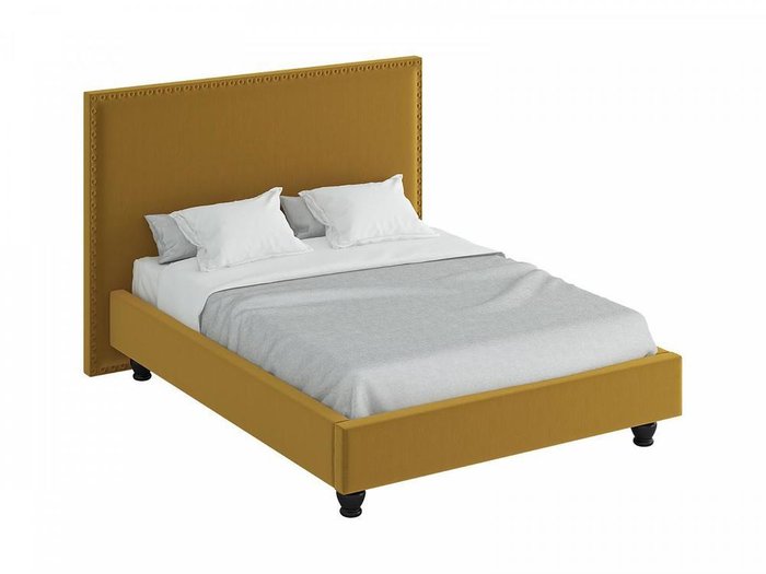 Кровать Blues горчичного цвета 180х200