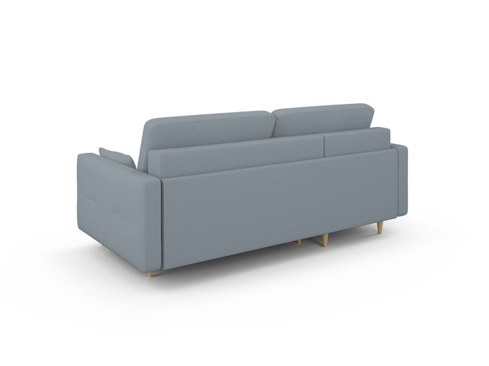 Угловой диван-кровать Берни серого цвета - купить Угловые диваны по цене 106000.0