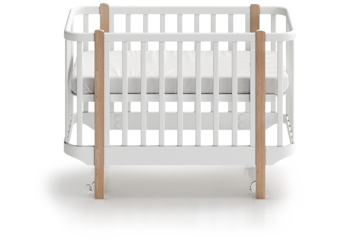 Кроватка Classic mini 60х120 белого цвета - лучшие Колыбели в INMYROOM