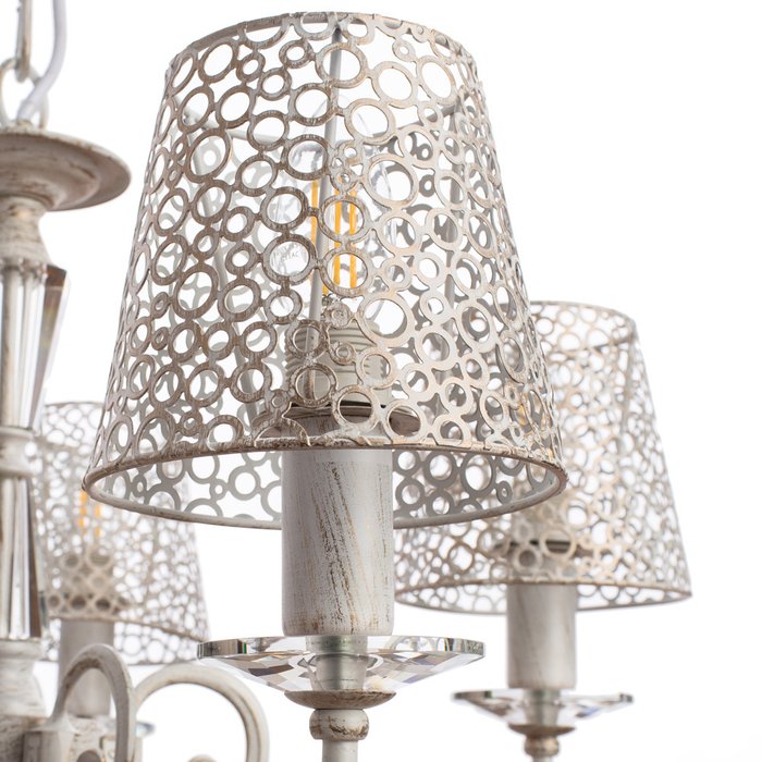 Подвесная люстра ARTE LAMP с белыми абажурами - лучшие Подвесные люстры в INMYROOM