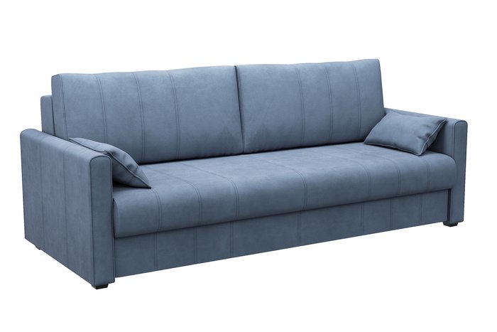 Диван-кровать Римини синего цвета - купить Прямые диваны по цене 37490.0