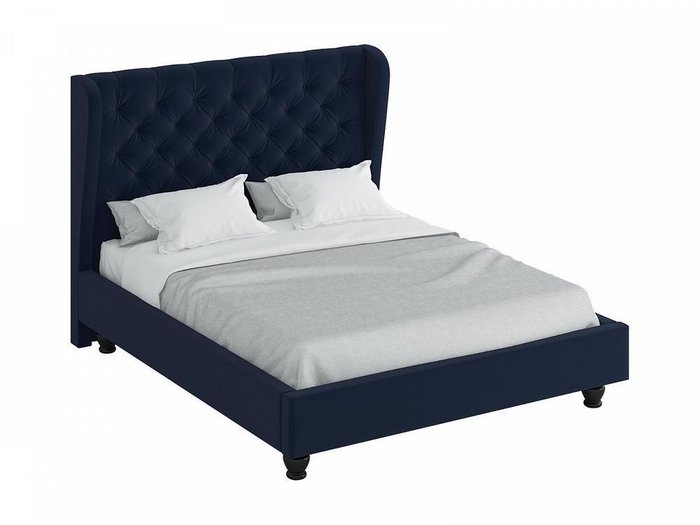 Кровать Jazz темно-синего цвета 180х200