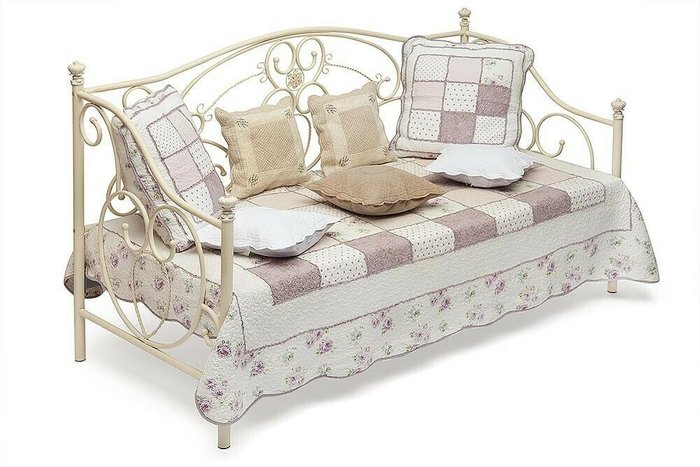 Кушетка-кровать Jane 90х200 белого цвета Кушетка-кровать Jane 90х200 белого цвета