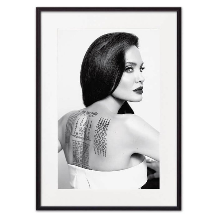 Постер в рамке Анджелина Джоли 21х30 см