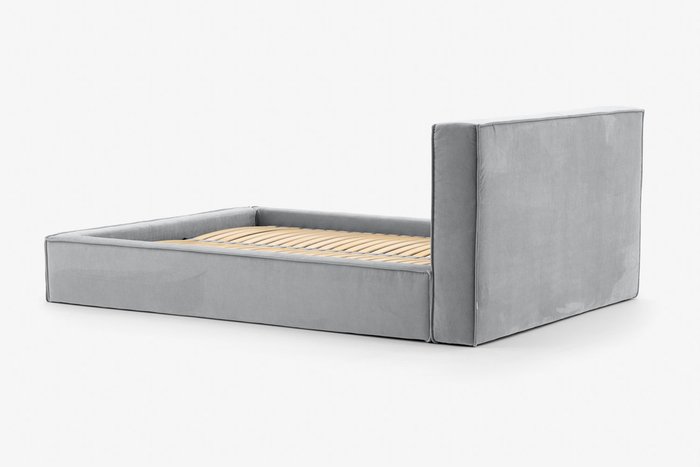 Кровать с подъемным механизмом Loft 160х200 серого цвета - купить Кровати для спальни по цене 68090.0