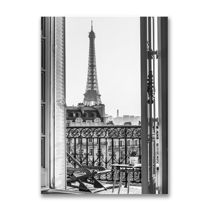 Картина на холсте Парижский балкон 50х70 см
