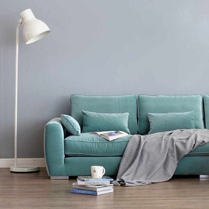 Угловой диван Moby бирюзового цвета - купить Угловые диваны по цене 318560.0