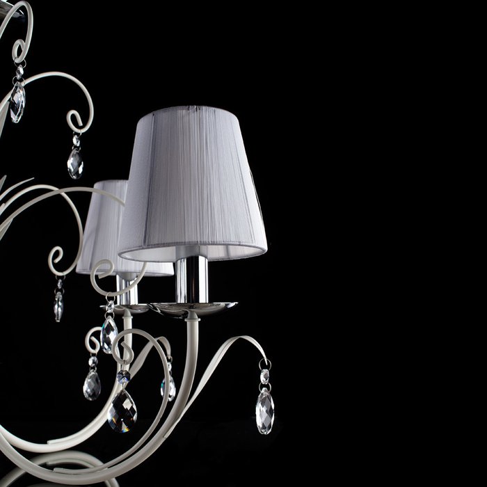 Подвесная люстра Arte Lamp Romana Snow с белыми абажурами - лучшие Подвесные люстры в INMYROOM