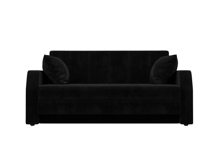 Прямой диван-кровать Малютка черного цвета - купить Прямые диваны по цене 34999.0
