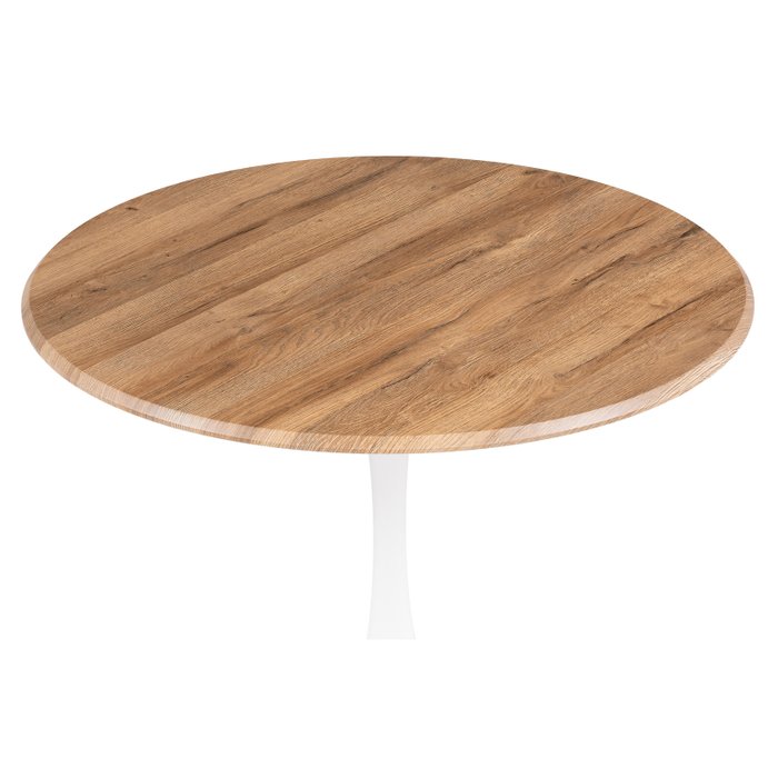 Обеденный стол Тулип бежево-белого цвета - купить Обеденные столы по цене 10310.0
