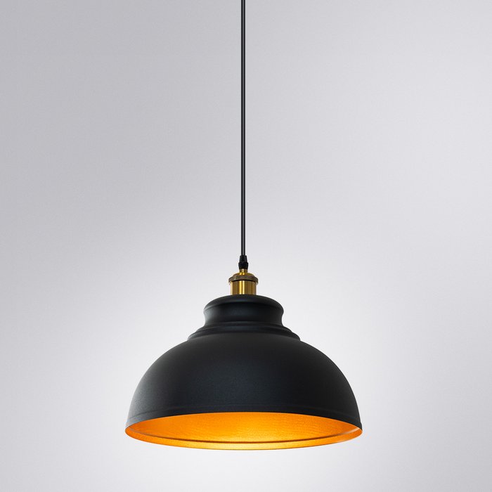 Подвесной светильник Arte Lamp CAPPELLO A7039SP-1BK - купить Подвесные светильники по цене 5990.0