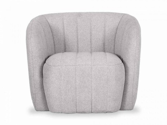 Кресло Lecco светло-серого цвета - купить Интерьерные кресла по цене 37530.0