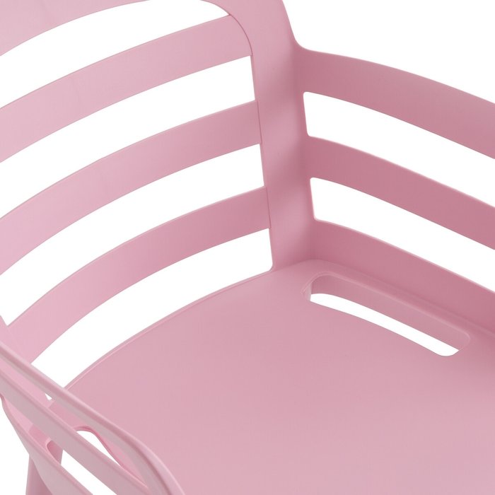 Комплект из двух стульев для сада Boston розового цвета - лучшие Садовые стулья в INMYROOM