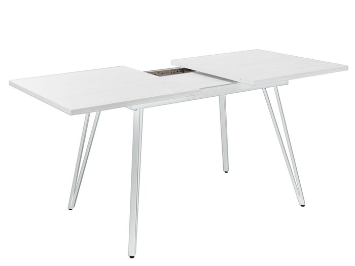 Стол обеденный раздвижной Диего белого цвета - купить Обеденные столы по цене 28990.0