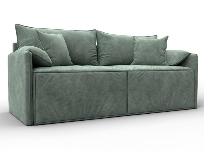 Модульный диван-кровать Лига-106 светло-зеленого цвета