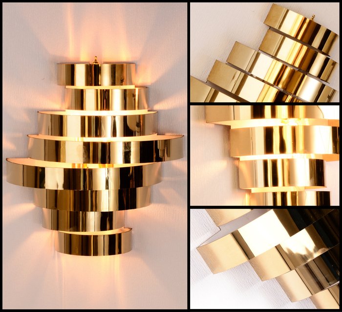 Настенный светильник из металла золотого цвета - лучшие Бра и настенные светильники в INMYROOM