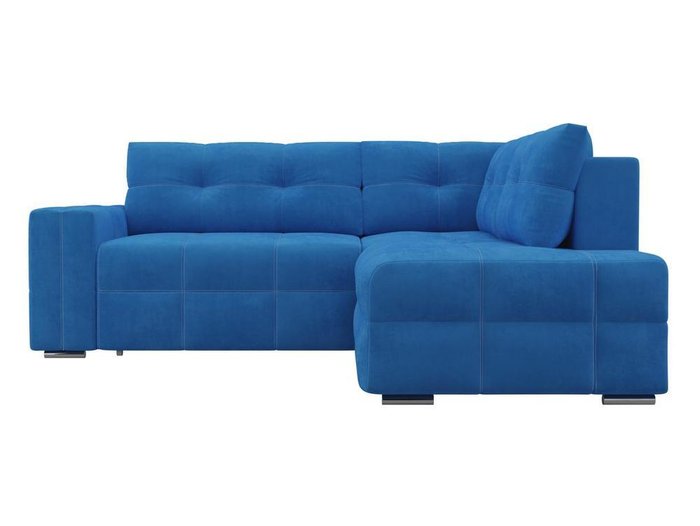 Угловой диван-кровать Леос голубого цвета - купить Угловые диваны по цене 55590.0