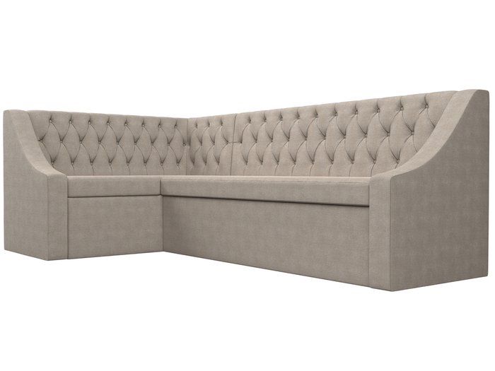 Угловой диван-кровать Мерлин бежевого цвета левый угол - лучшие Угловые диваны в INMYROOM