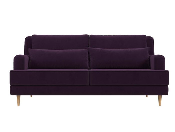 Прямой диван Джерси фиолетового цвета - купить Прямые диваны по цене 41999.0