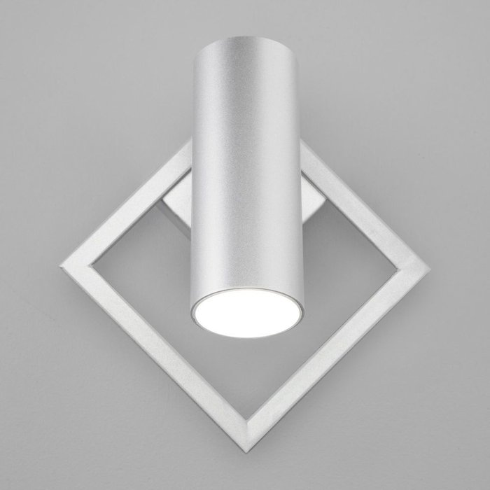 Настенный светодиодный светильник 20091/1 LED серебро Turro - купить Накладные споты по цене 4440.0