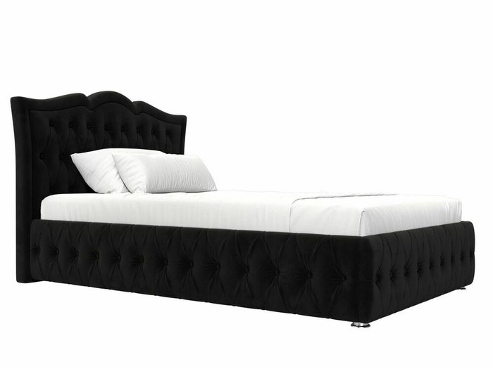 Кровать Герда 140х200 черного цвета с подъемным механизмом  - лучшие Кровати для спальни в INMYROOM