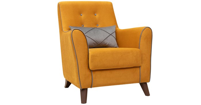 Кресло Френсис оранжевого цвета - купить Интерьерные кресла по цене 12040.0