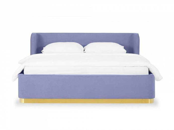 Кровать Vibe 160х200 сиреневого цвета с подъемным механизмом - купить Кровати для спальни по цене 116500.0