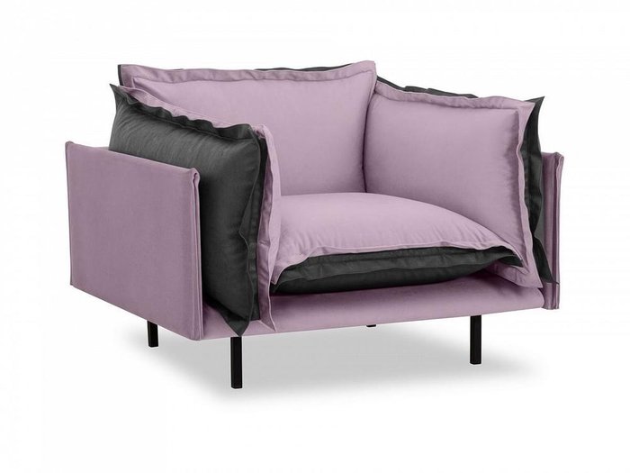 Кресло Barcelona серо-лилового цвета - купить Интерьерные кресла по цене 85600.0