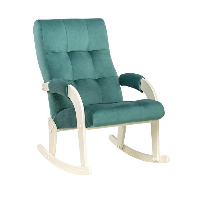 Кресло-качалка Спринг темно-бирюзового цвета