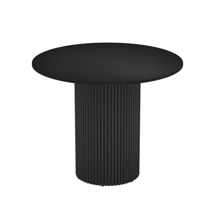 Обеденный стол Trubis Wood L 90 черного цвета