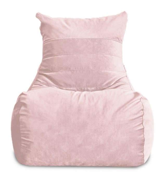 Кресло мешок Чилаут Maserrati 16 XL бежево-розового цвета