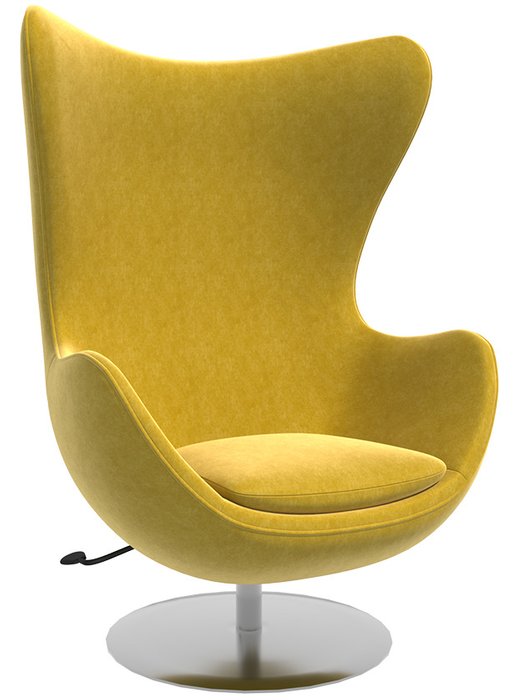 Кресло Egg желтого цвета