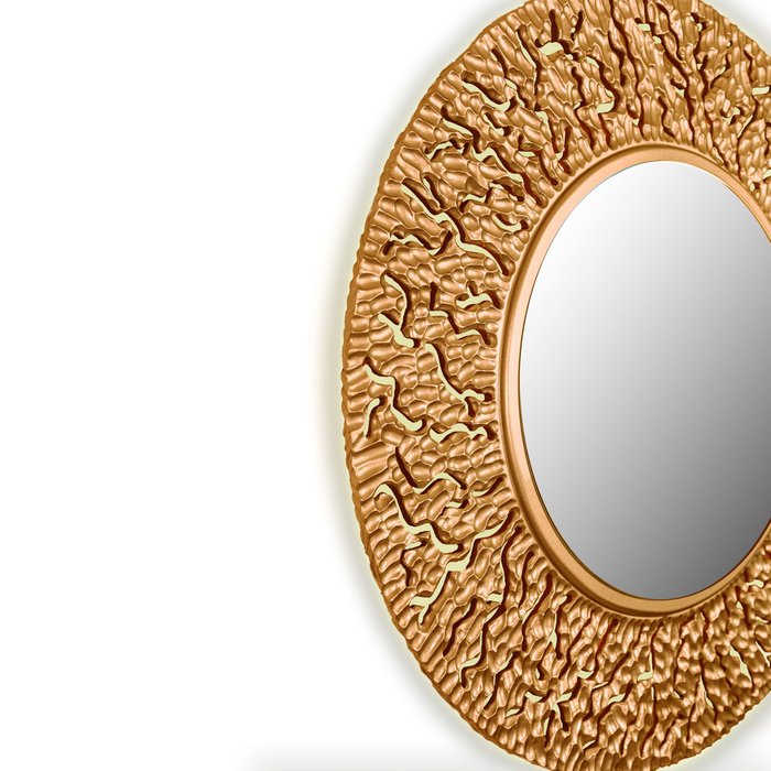 Настенное зеркало Coral бронзового цвета - лучшие Настенные зеркала в INMYROOM