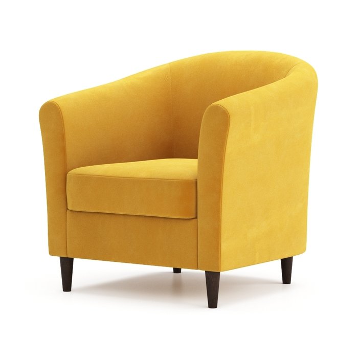 Кресло Maru горчичного цвета - купить Интерьерные кресла по цене 50900.0