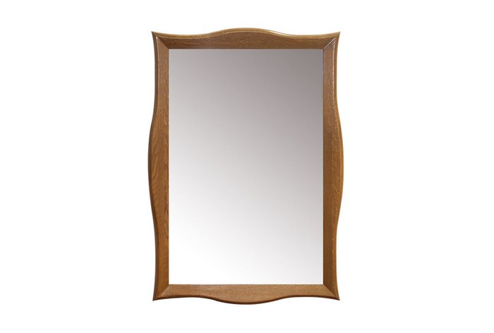 Зеркало настенное Трио коричневого цвета