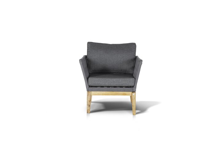 Кресло Мальорка темно-серого цвета - купить Садовые кресла по цене 35500.0